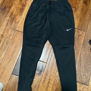 Nike Black Sweatpants with White Logo